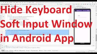 How to disable keyboard pop-up (Soft Input Method) on clicking the Edit Text in your Android App?