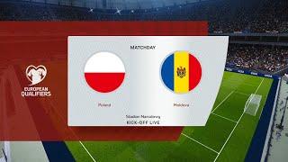 Poland vs Moldova | Stadion Narodowy | European Qualifiers | PES 2021