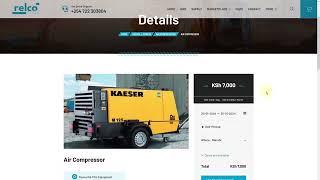 Tutorial 3 - How To Book and Hire Equipment Online on Relco (EA) Ltd  (relco.co.ke)