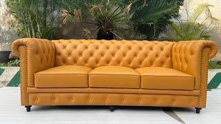 How to make a Chesterfield Sofa: The 3-part Process