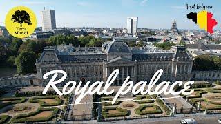 Belgian royal palace in Brussels - Koninklijk paleis - Palais royal | Drone view | Visit Belgium