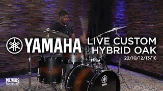 Yamaha Live Custom Hybrid Oak Drum Set - 22/10/12/13/16 (LH2F50UES)