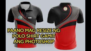 PAANO MAG RESIZE OR SIZING NG POLOSHIRT GAMIT ANG PHOTOSHOP | PHOTOSHOP TUTORIAL