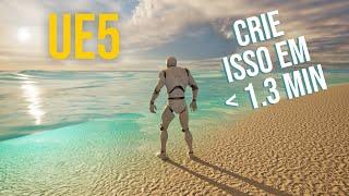 Unreal Engine 5 - Crie uma praia em 1,3 minutos