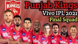 Vivo IPL 2021 Punjab Kings Full Squad || PBKS Final Squad IPL 2021 || PBKS Squad || Aakash Chopra