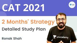 CAT 2021 | 2 Months Prep Strategy | Perfect Time Table | Score Booster | Ronak Shah