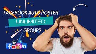 Facebook Auto Poster Unlimited Groups | Auto Post Group Facebook