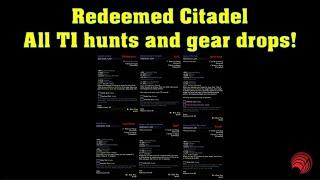 Neverwinter: Tier1 Citadel Hunts and all gear drop showcase!