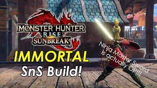 MHRise Sunbreak - IMMORTAL Sword & Shield Build! Never Fail a Quest Ever Again!