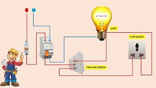 Series Parallel Testing Board Using Two Way Switch