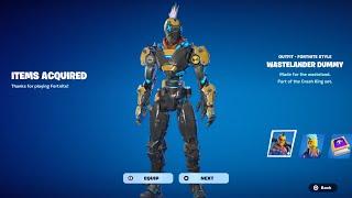 HOW TO GET ARMORED WASTELANDER DUMMY SKIN EARLY IN FORTNITE!