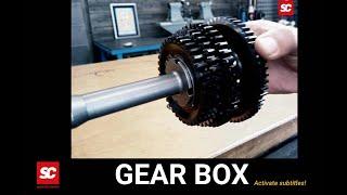 Vespa PX gearbox installation Vespa PX/P/PE largeframe gears, Vespa PX gearbox