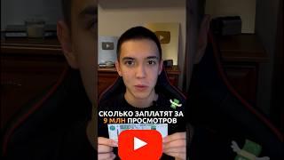 ️Сколько дали за 9.000.000 просмотров? #ютуб #эксперт #рек #обучение #хайден