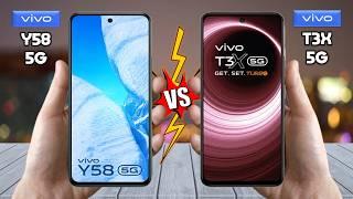 vivo Y58 Vs vivo T3x - Full Comparison  Techvs