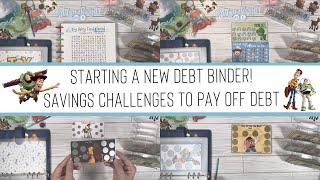 New Debt Binder | Savings Challenges | Debt Free Journey | Cash Stuffing