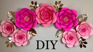DIY Room Decor Ideas -Paper Flower wall Decoration Ideas Easy And Simple