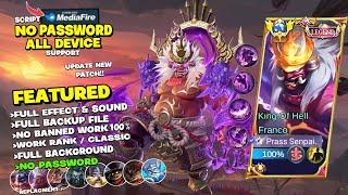 NEW Script Skin Franco Legend No Password | Effect & Voice - New Patch Mobile Legends