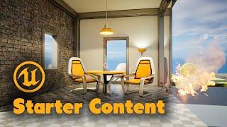 How to Add Starter Content to Your Project | Unreal Engine 5 & 4