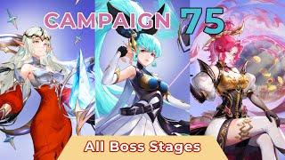 Campaign 75 All Boss Stages |Mobile Legends: Adventure