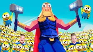 Thor vs 1,000 Minions in Tabs!