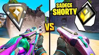 5 RADİANT vs 5 BRONZ ama radiant'lar sadece SHORTY oynuyor! Valorant