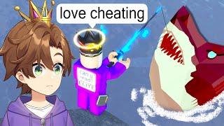 I Used a CHEAT To Catch Megalodon on Roblox Fisch