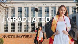 I GRADUATED COLLEGE! ⊹ ࣪ ˖ Lisa's Northeastern University Grad Vlog