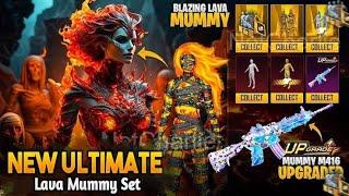 BIGGEST TRICK  FREE MUMMY M416 SKIN & NEW LAVA INFERNO MUMMY SET | BGMI ANNIVERSARY CRATE | FREE UC