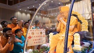 Welcoming HH Mahant Swami Maharaj to Canada | June 9, 2023