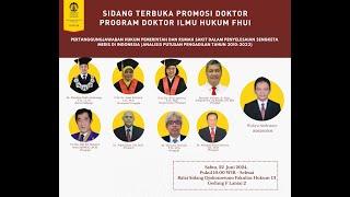 Promosi Doktor Wahyu Andrianto