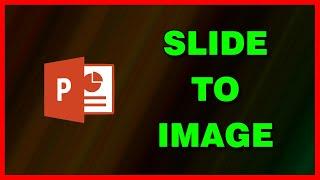 How to save a PowerPoint 2019 Slide as image file (Tutorial)