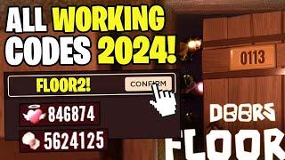 *NEW* ALL WORKING CODES FOR DOORS IN 2024! ROBLOX DOORS CODES