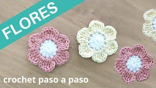 Cómo tejer flores a crochet super fáciles