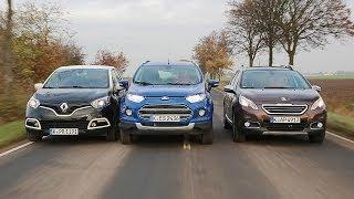 Renault Captur vs. Peugeot 2008 vs. Ford EcoSport