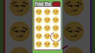 Find the odd emoji out | ep88 | #howgoodareyoureyes #emojichallenge  #quiz #spotthedifference
