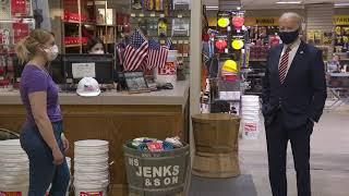 President Biden Visits a Small Business that has Benefited from a Paycheck Protection Program Loan