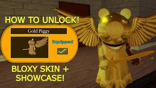 How to UNLOCK the GOLD PIGGY SKIN in PIGGY! - Roblox