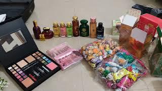 DUBAI ️ shopping hall vlog  :kunafa chocolate , perfume, tophhy, purse, make-up and more !