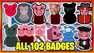 How to get ALL 102 BADGES + PIGGIES in FIND THE PIGGIES || Roblox