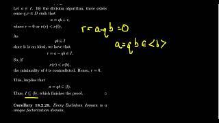 Euclidean Domains are PID's