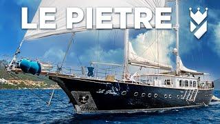 Take a look inside this gorgeous custom built sailing yacht "LE PIETRE"