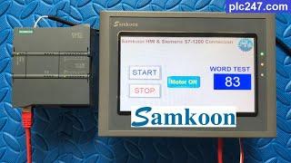 Samkoon HMI & Siemens S7-1200 "Communication" Tutorial