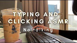 1 hour Work with Minnie‍ Wireless Microsoft ergonomic keyboard typing ASMR (no talking)