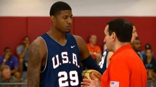 Coach K Sounds from the Desert at Team USA Mini-Camp!