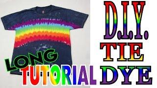 Midnight Rainbow Tie Dye Shirt [Long Tutorial] #64