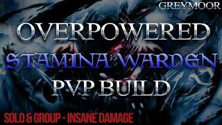 THE BEST OVERPOWERED STAMINA WARDEN PvP BUILD - GREYMOOR META!!! | DragooX