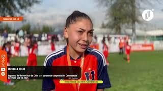 DECLARACIONES U. de Chile 2(4)-2(3) U. Católica FINAL Apertura Sub-16 Femenino 15-06-2024