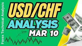 USD CHF Technical Analysis for March 10, 2025