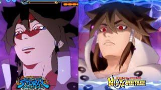 Indra Otsutsuki (Ninja Voltage) VS Indra Otsutsuki (Ninja Storm Connection) - Full Comparison