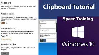 Windows 10 Clipboard Tutorial
